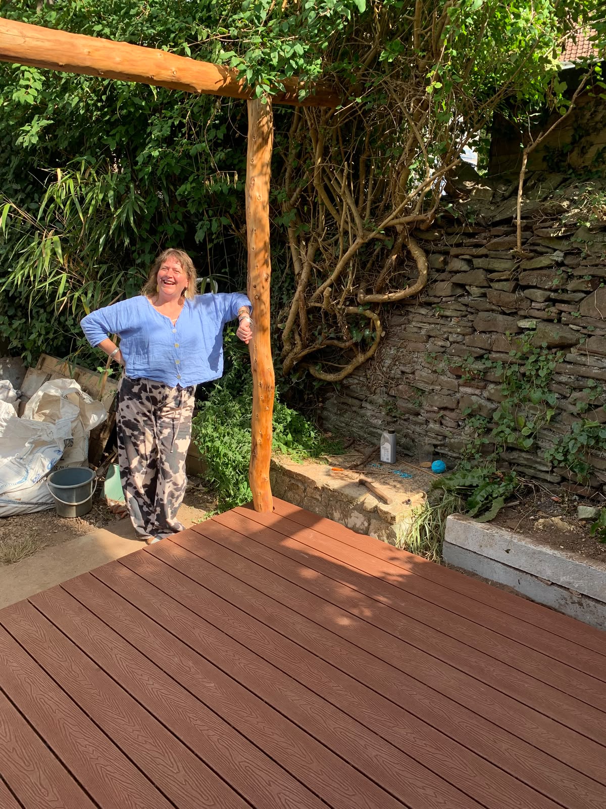 Garden decking