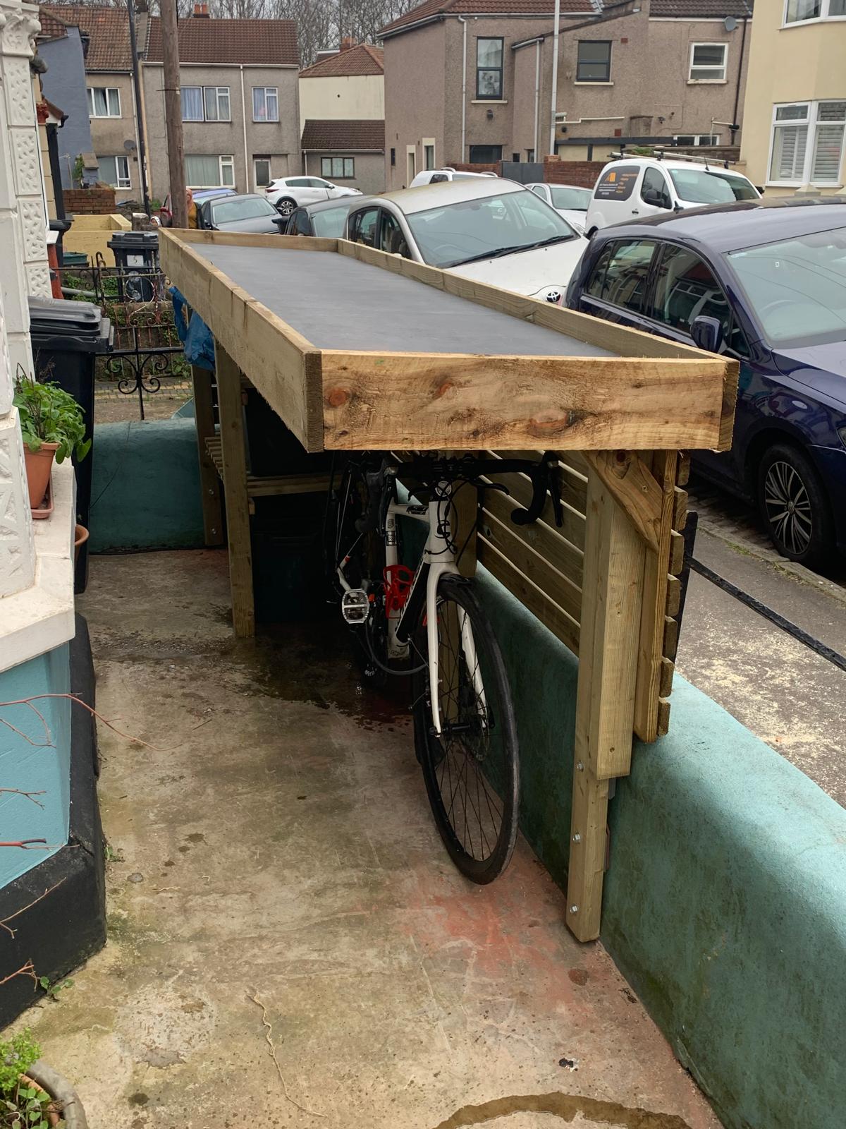 Garden bike storage