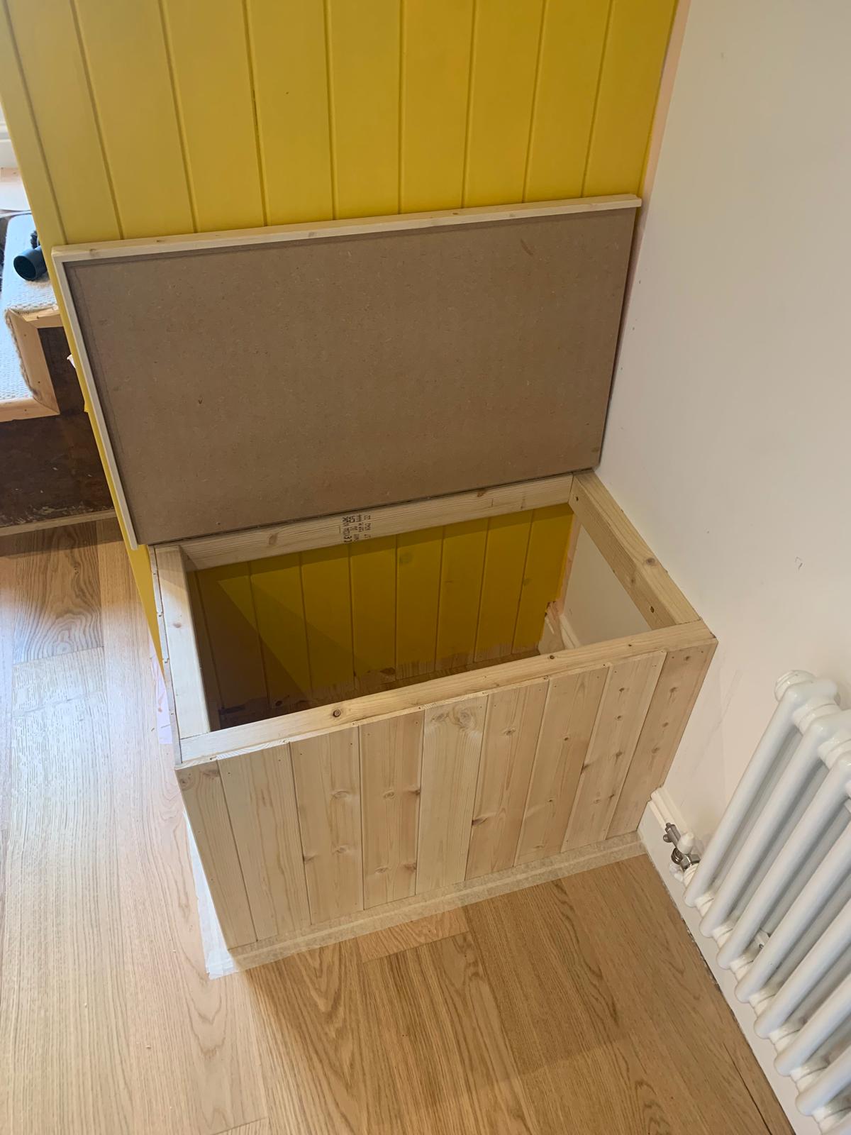 Internal fitted storage